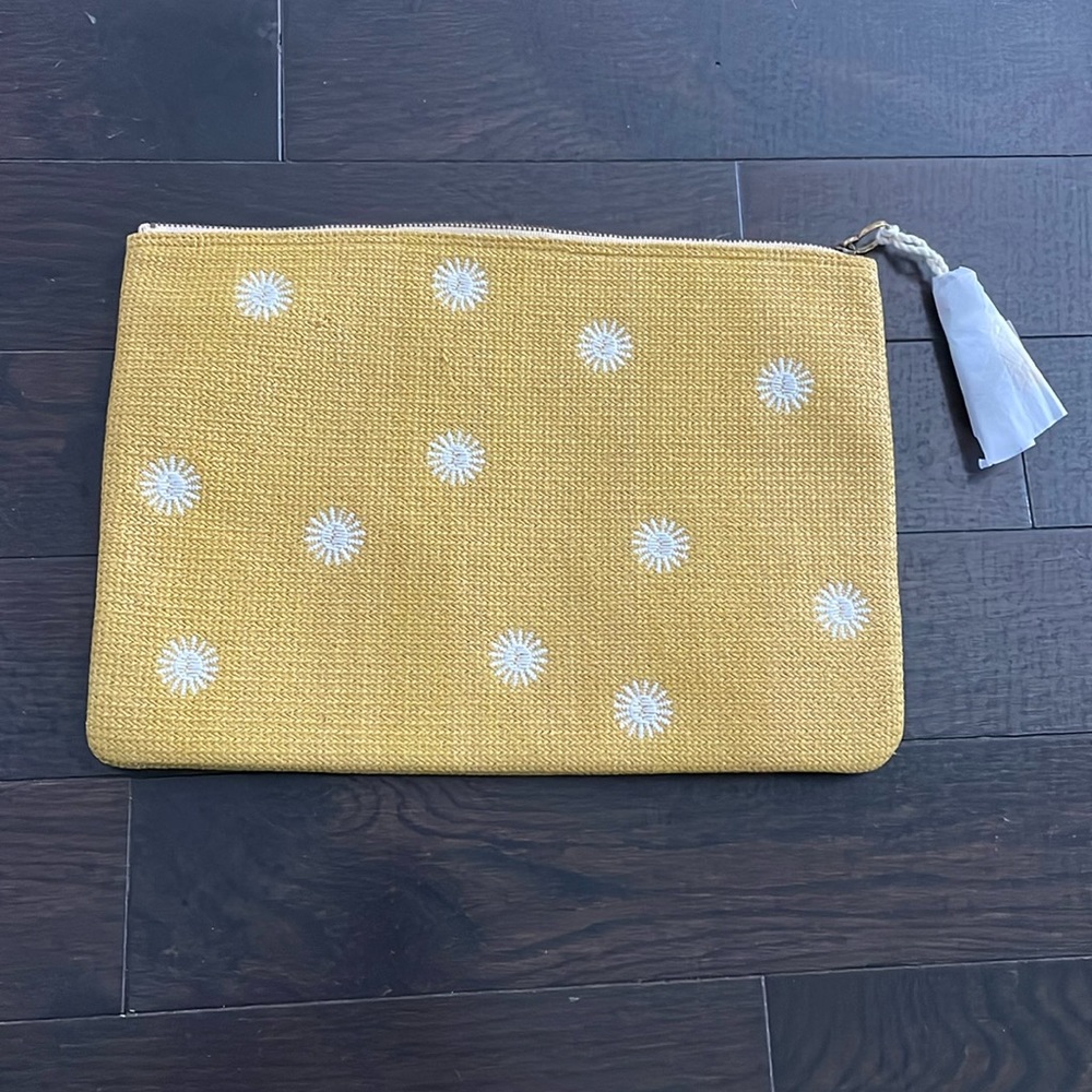 Madewell Straw Clutch